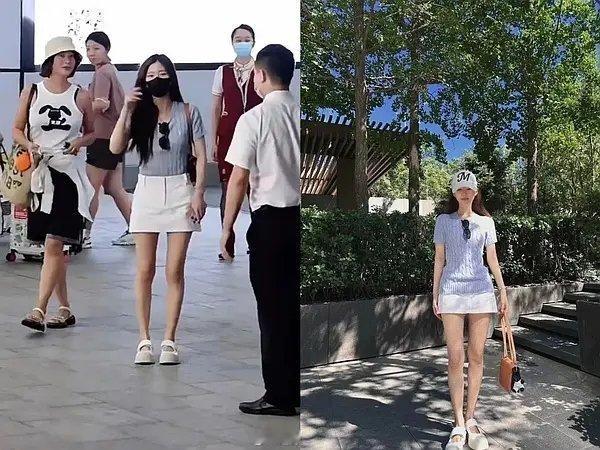 赵露思精修和线下生图同样的穿搭，差在哪？