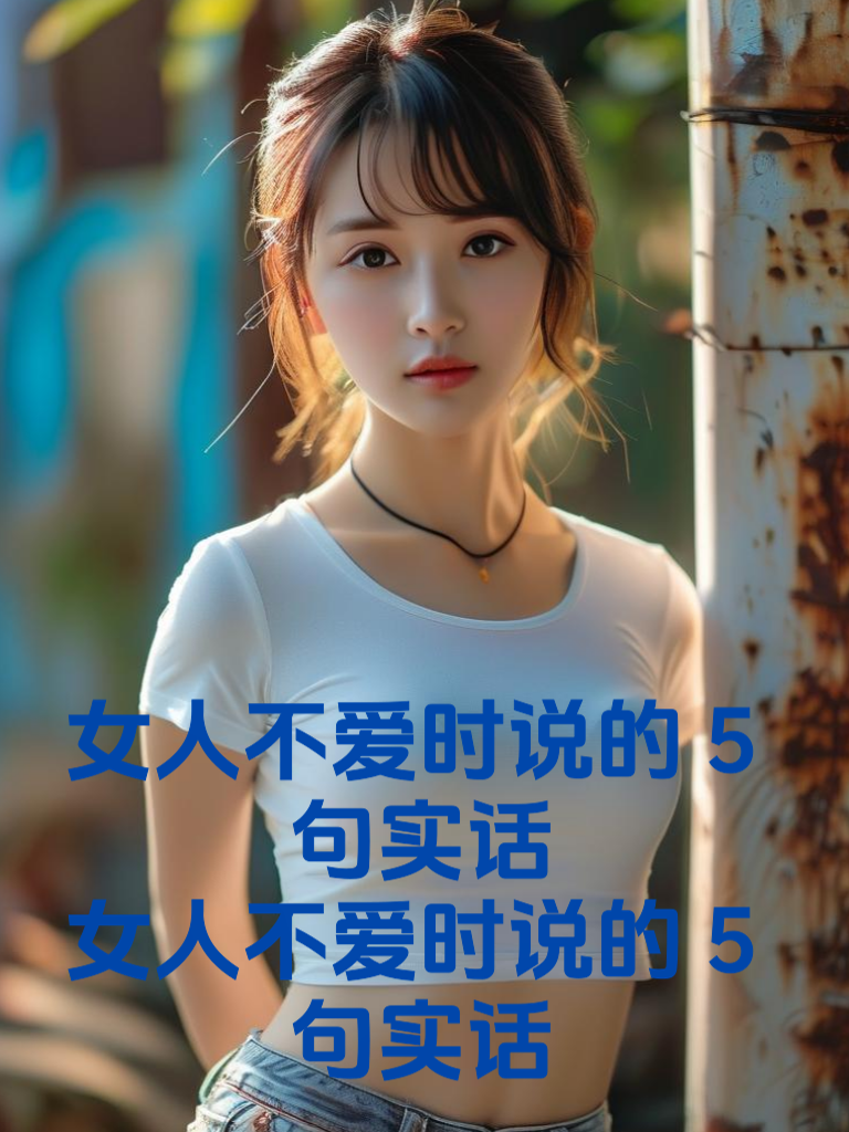 女人不爱时说的5句实话
