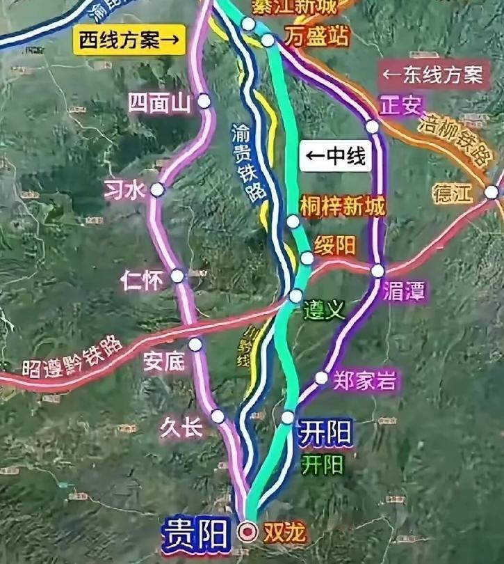 很多人第一次坐渝贵铁路的时候都会犯嘀咕：明明是连接重庆和贵阳的"大动脉"，怎么时