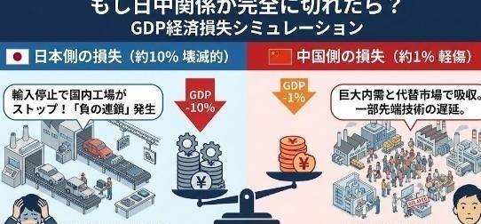 如果中日直接停止贸易，那么中日战争会爆发吗？说白了，如果中日贸易停止，日本大概率