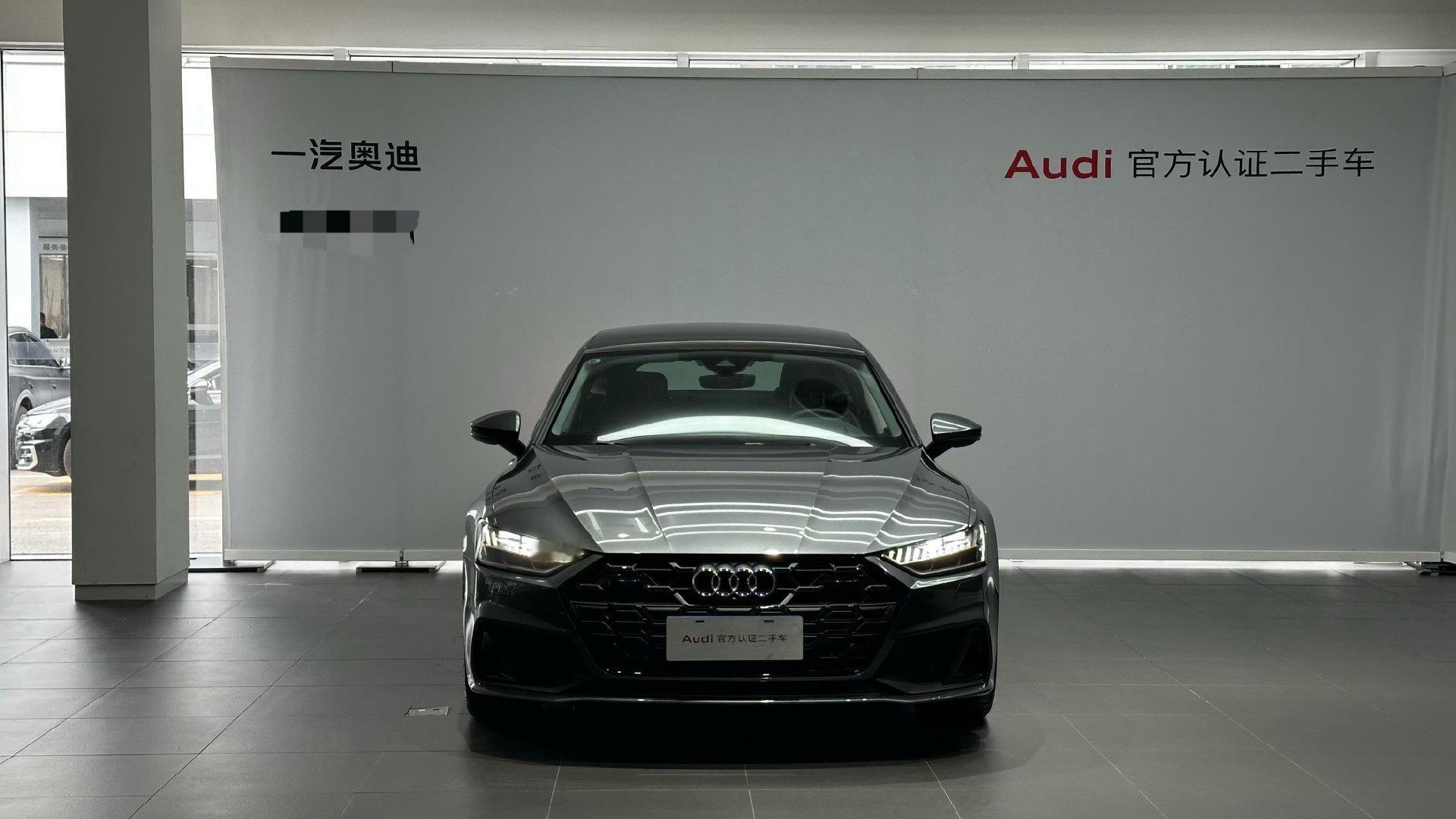 奥迪4S试驾车退役2025款A7sportback45TFSI臻选型(25年型）里程只有645km2