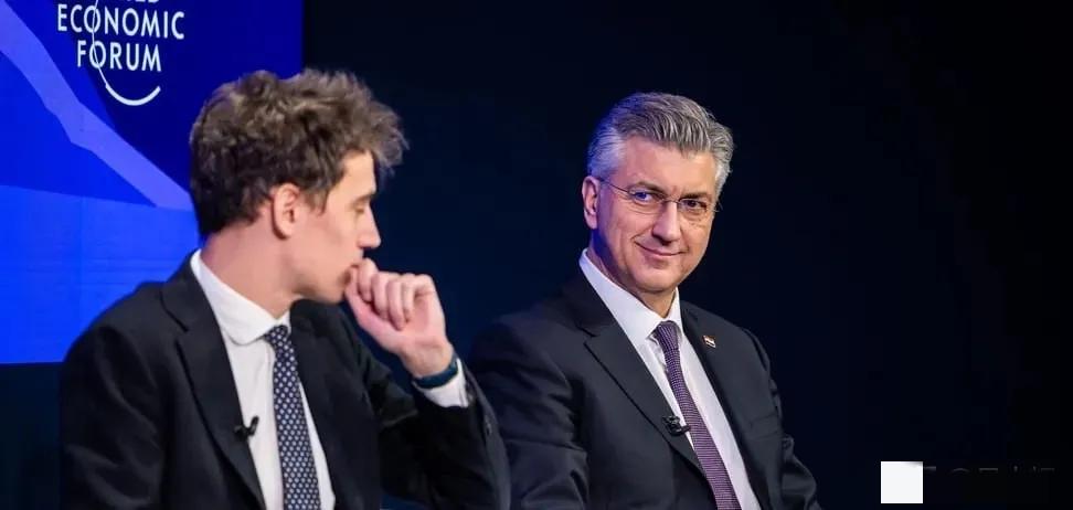 这顶“欧洲守护者”的帽子，泽连斯基怕是戴得有点沉！达沃斯论坛上，克罗地亚总理普连