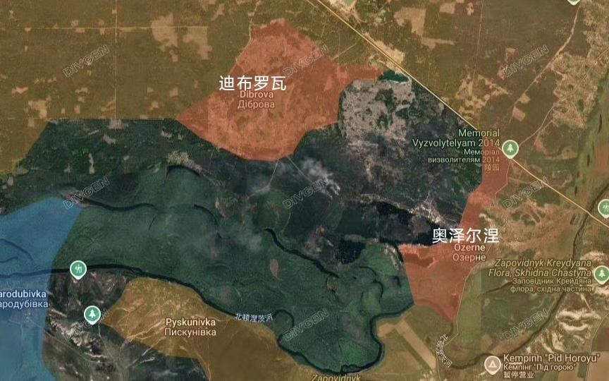 俄军西部集群第25集团军再度占领了红利曼东南的迪布罗瓦，同时还占领了奥泽尔涅。这