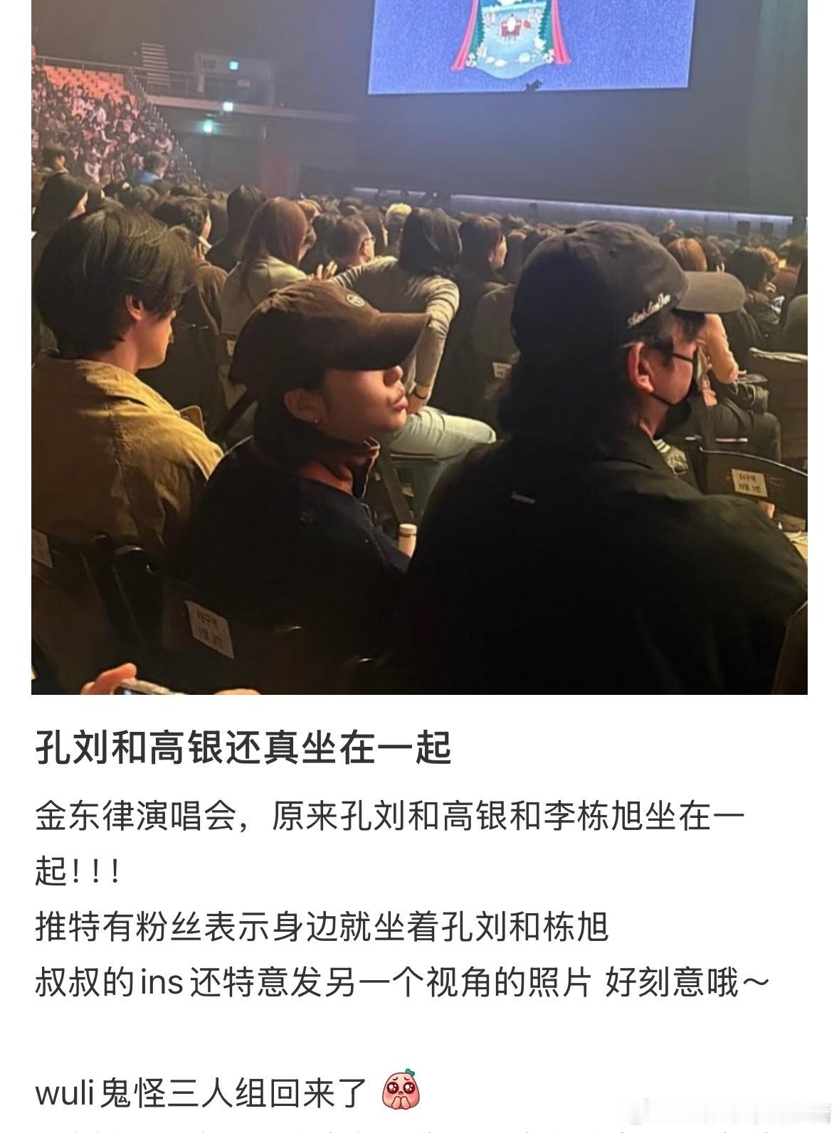 金高银孔刘是在一起了吗最近经常看到网友说两人早已在一起了，近期还一起看了演唱会