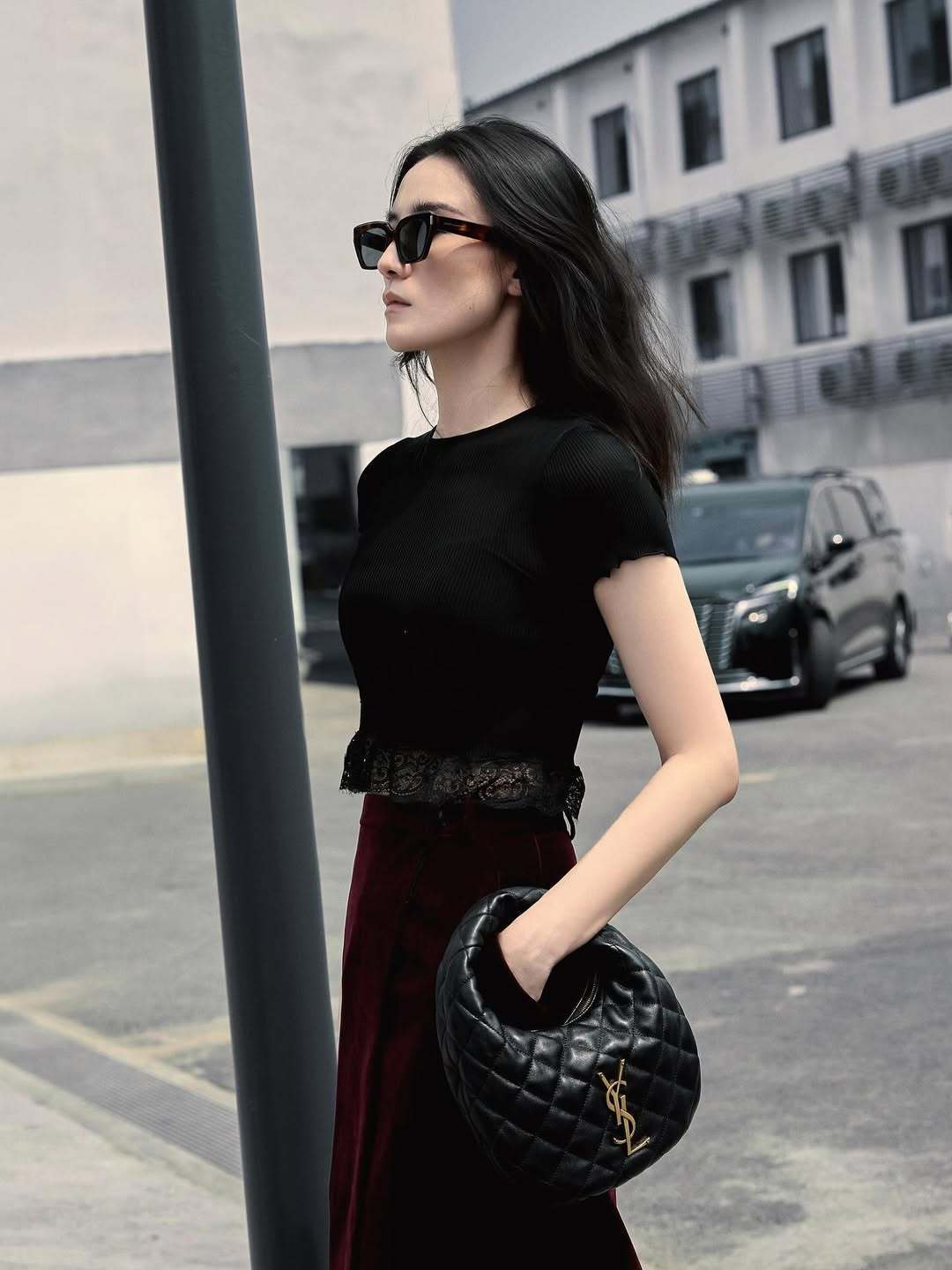 绝佳👏宋佳×SaintLaurent🕶​​​