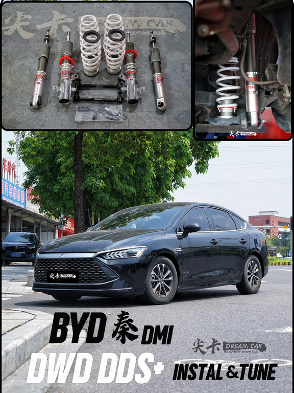 BYD秦DMiDWDDDs避震器安装&调校