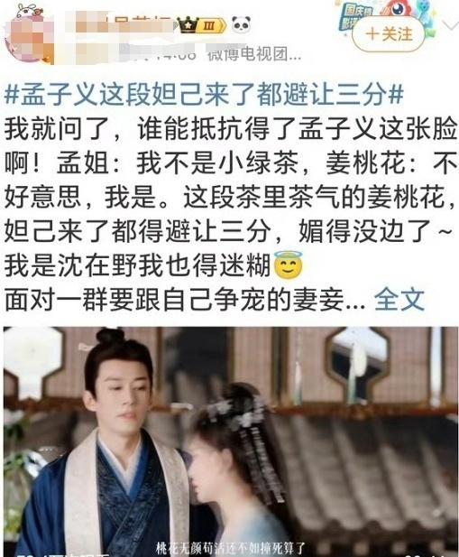桃花映江山给孟子义的宣发完全不顾孟子义死活啊，癫癫的​​​