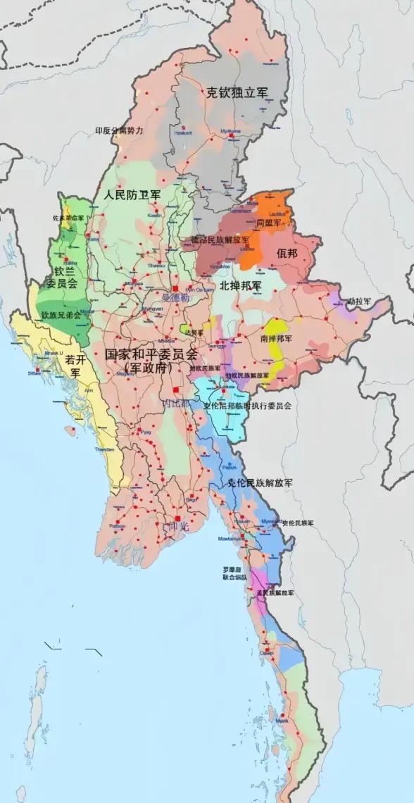 缅甸最大困扰是北方有个大国！缅北常年不停的战火。这片十多万平方公里的土地，从