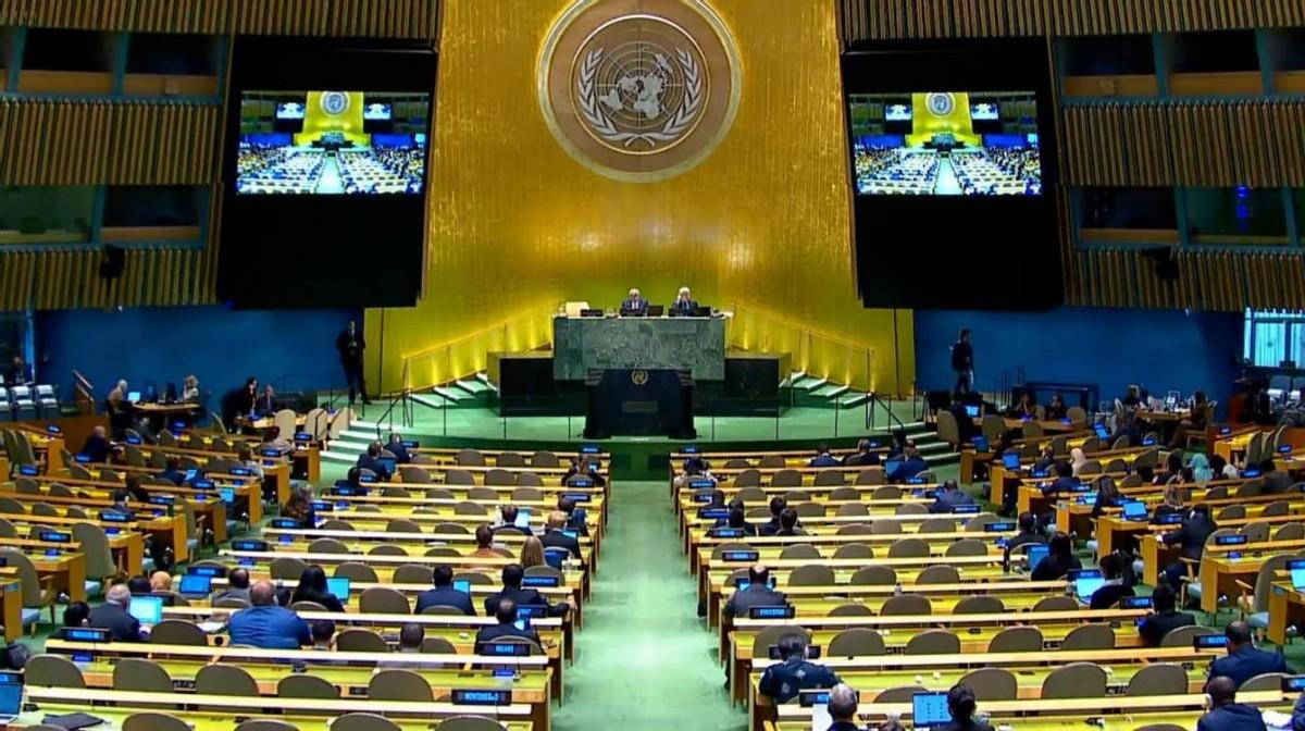 147：5！中俄反对无效，联大通过决议 据共同社报道，日前，联合国大会以14