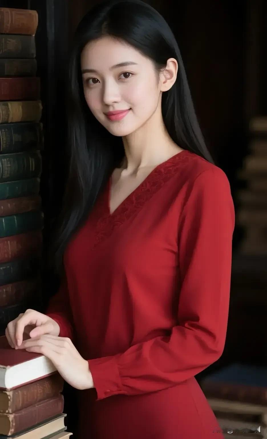 -指尖轻触书页，眼底盛满温柔，是岁月静好的模样温婉高级温婉娴雅