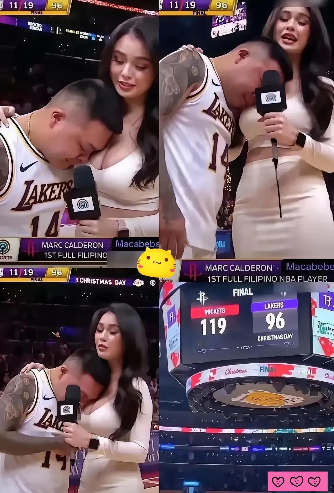 湖人输球虽遗憾，但这一幕才是体育最戳人的底色！大哥球迷采访时没绷住，直接