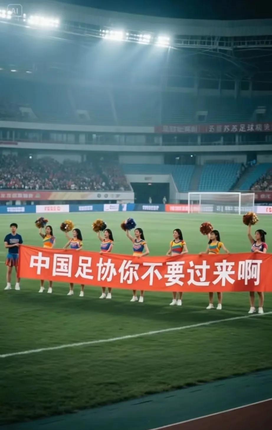 “中国足协你不要过来啊！”虽然这些是热心的网民做的，但是，它可能在一定程度上也