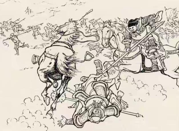 三国演义连环画：这员大将是谁？交战只一合就被徐晃劈下马来！这是徐晃崭露头角的一战