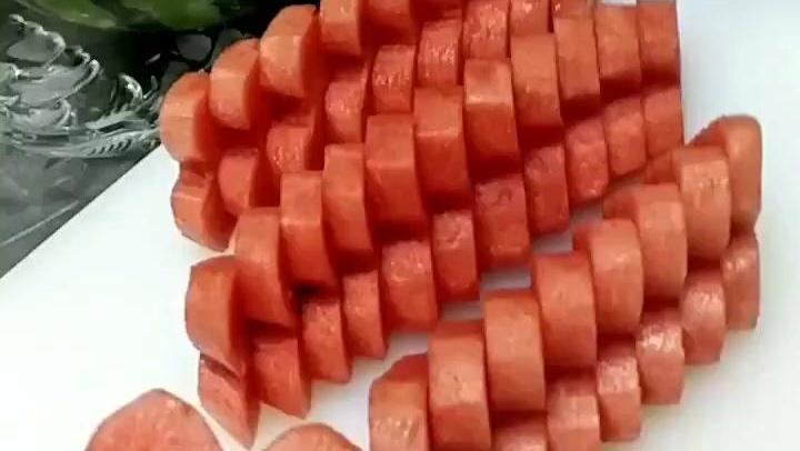 117) 食西瓜 4个月_土豆视频