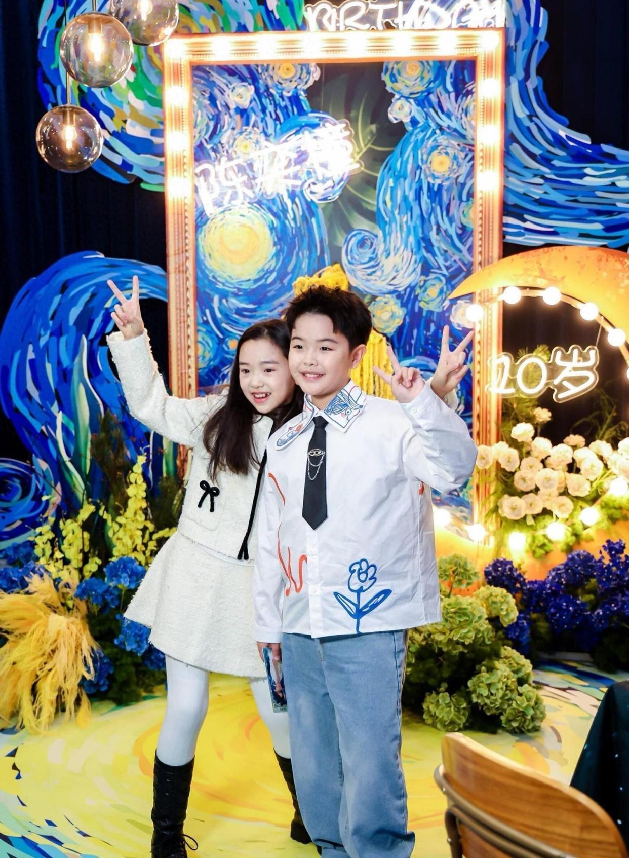 朵朵十岁生日照曝光：我们嘲笑了五年，才发现佟丽娅陈思诚的“离婚合作”玩真的有一对