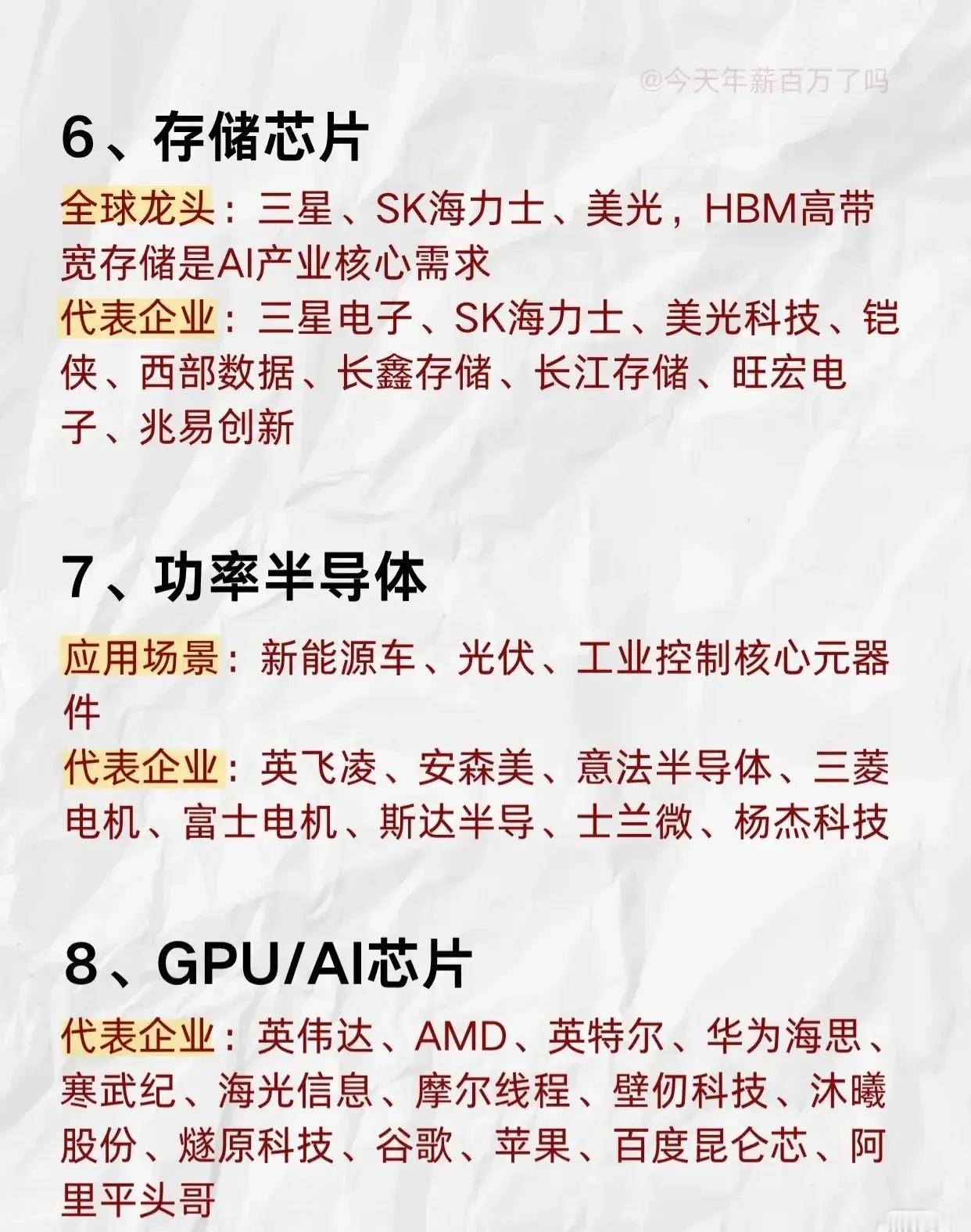 半导体十大世界级赛道及龙头盘点📊AI算力、国产替代绕不开的硬科技脉络：①封测：