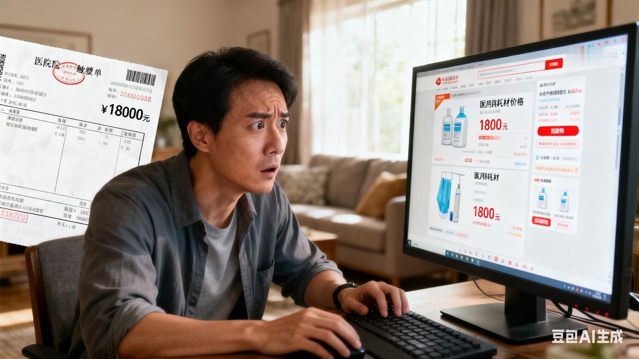 盐城男子遇耗材价差十倍：1800元网价vs1.8万医院价引质疑江苏盐城