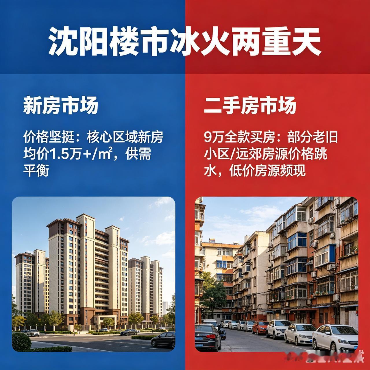 冰火两重天！沈阳楼市彻底撕裂：9万一套地铁房，400万改善大平层抢着买[灵光一闪