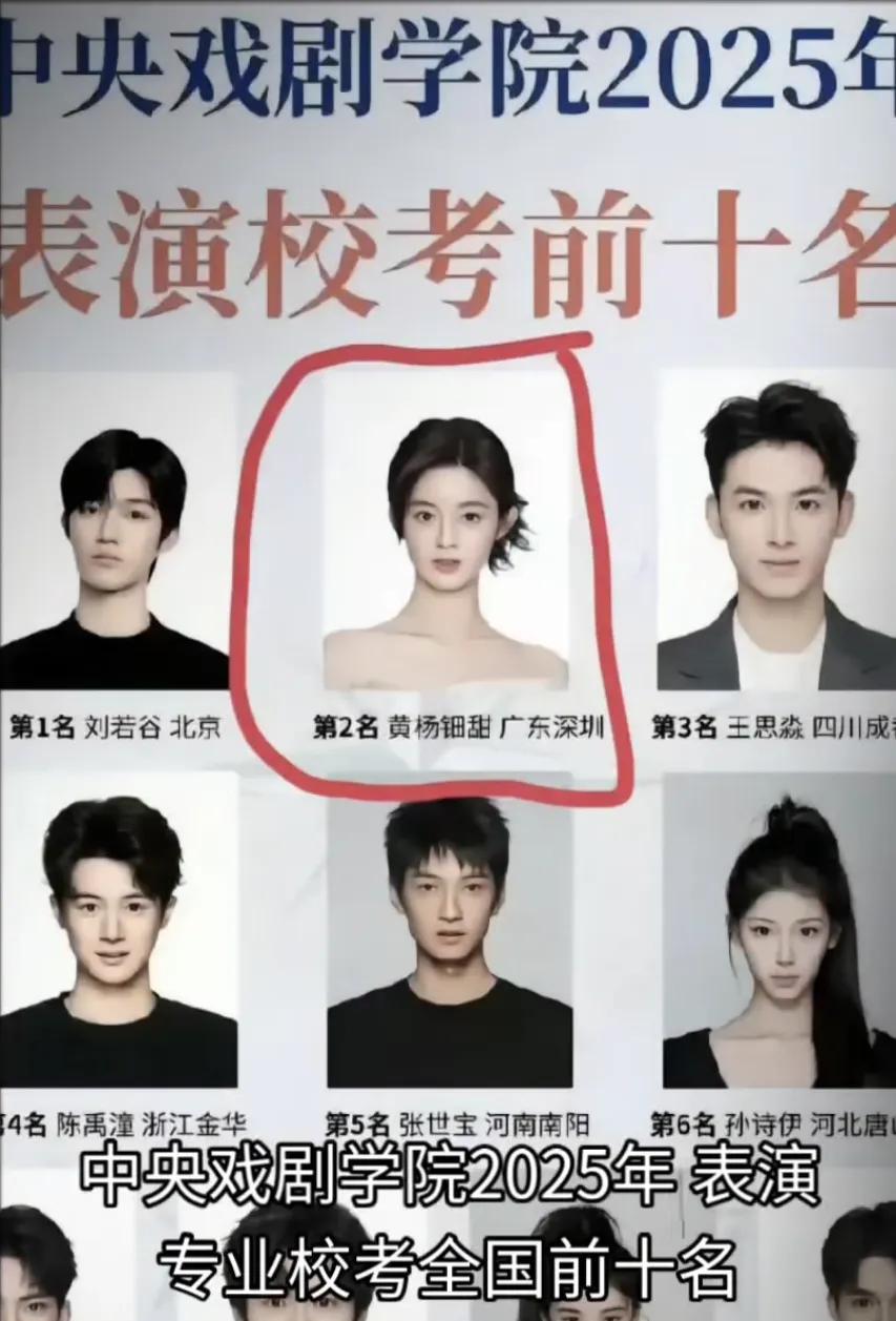 中戏你怎么搞的😡，我钿甜姐竟然才第二😡！！