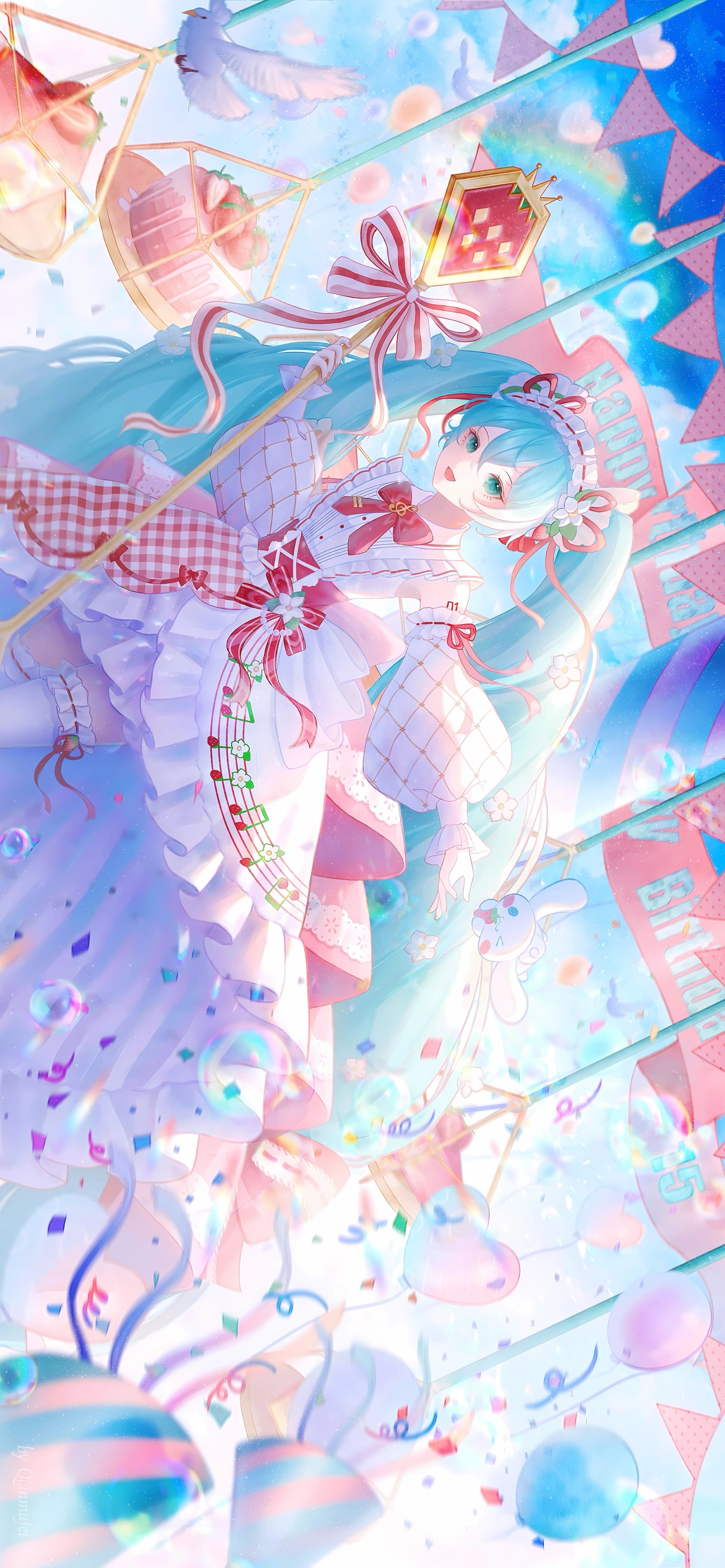 初音未来初音未来19周年⋰🌨️＊💙♱₊♡̶˚🧊バーチャル・シ