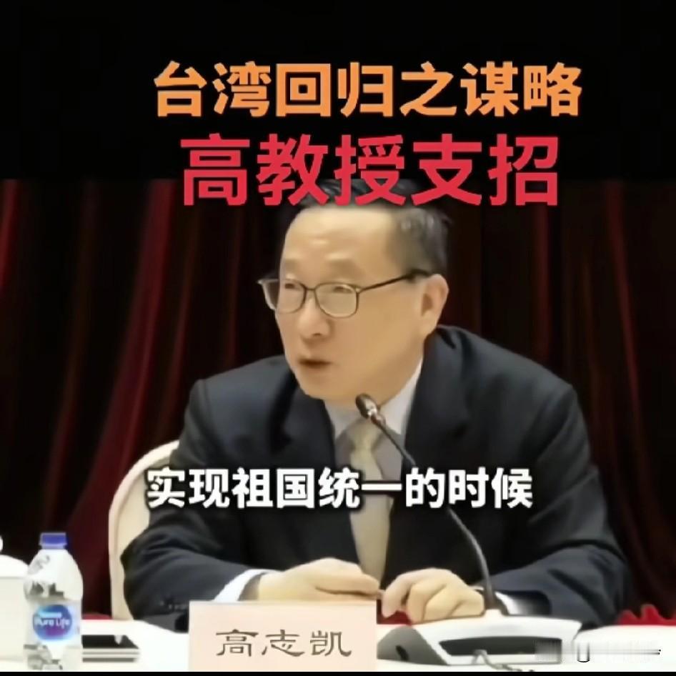 高志凯教授关于台湾统一后，又有新提议，要对2300万台湾同胞进行溯源一直统计到1