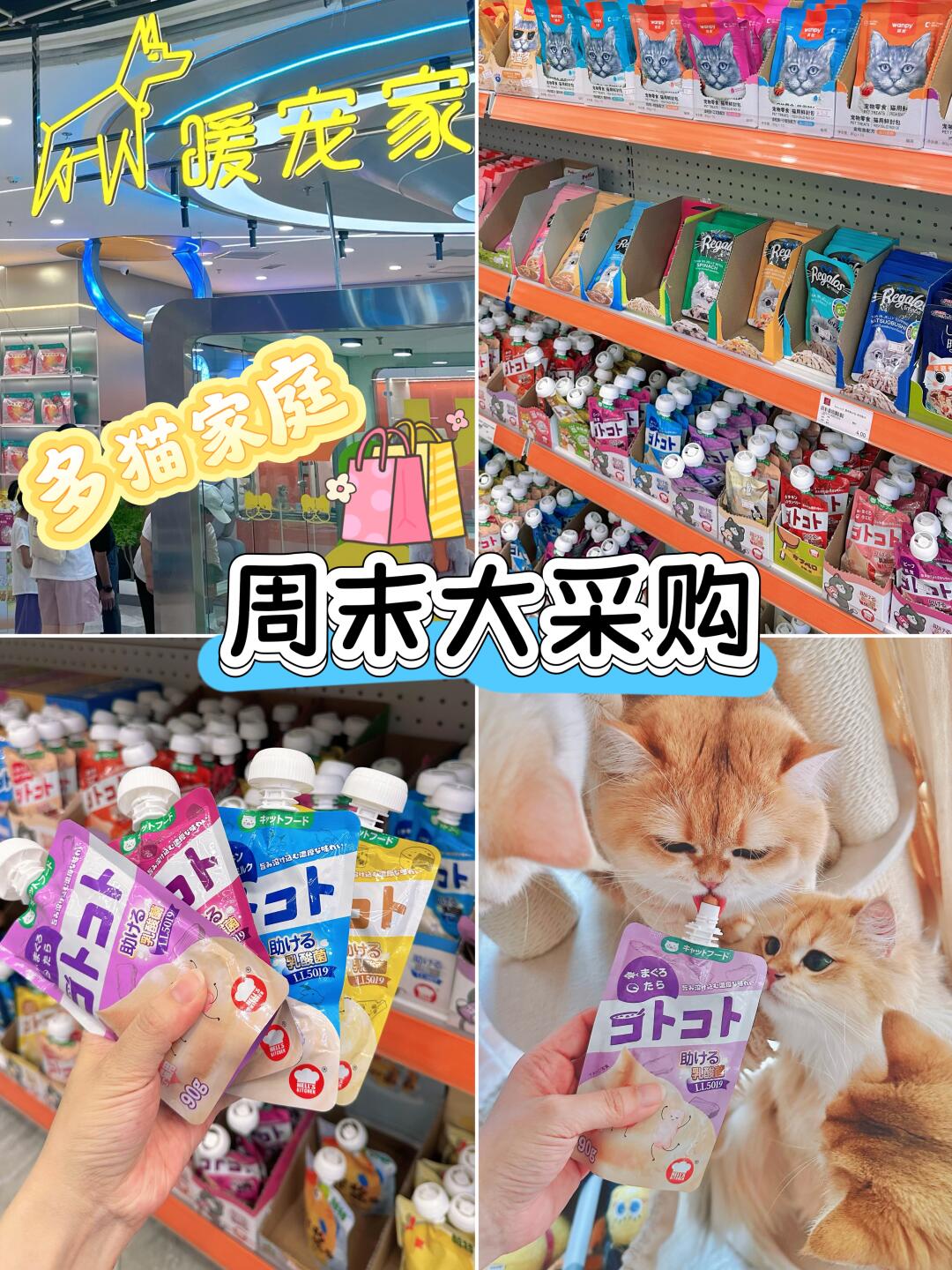 多猫家庭｜周末大采购