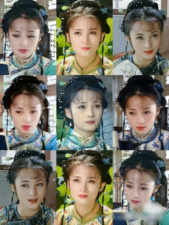 蒋勤勤年轻时的颜值简直绝了，然而两个小孩全像大橘，一点没遗传她的基因。当年艳压朱