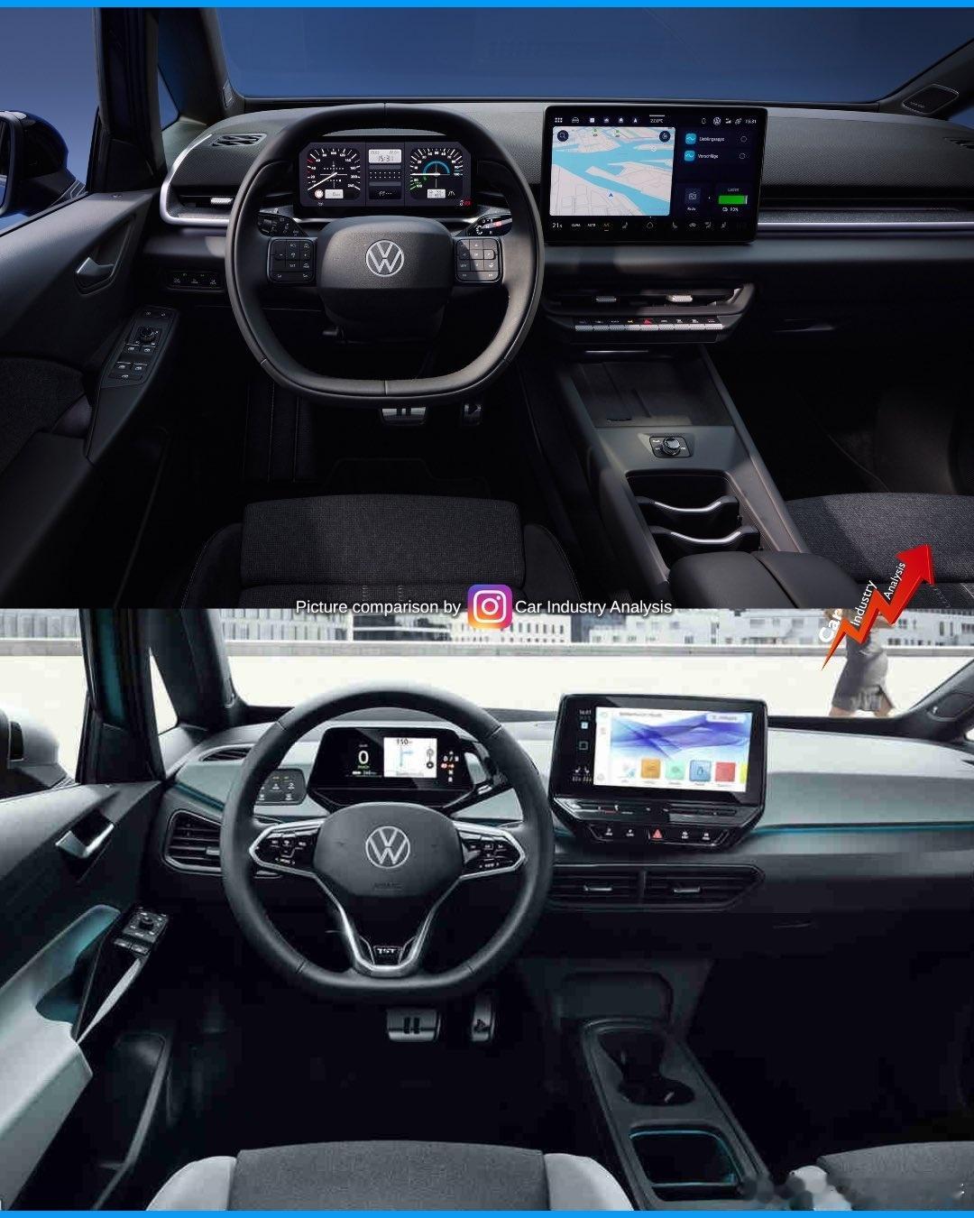 大众ID.3这次改款，最值得聊的还是内饰的变化实体按键全面回归，新增后排独立