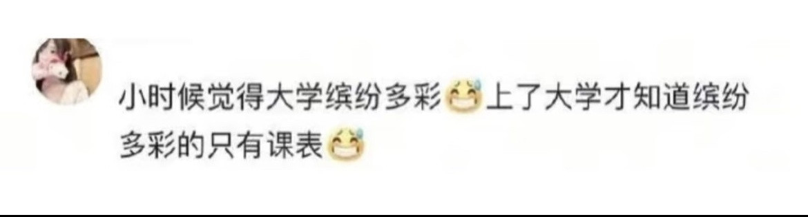 坏了这是真上过大学。