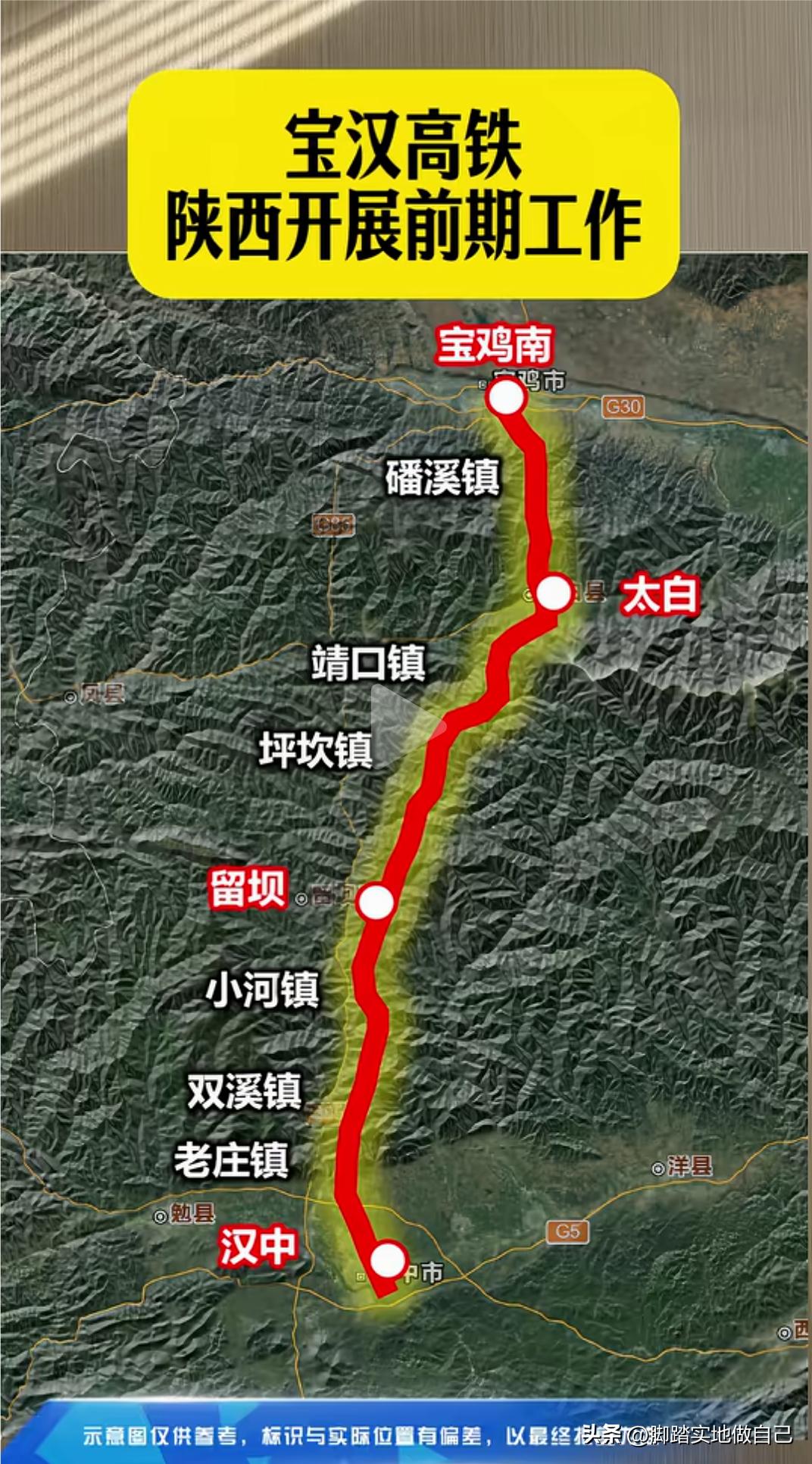 陕西老乡们注意！宝汉高铁又传来好消息，现在陕西这边已经开始推进前期工作了！