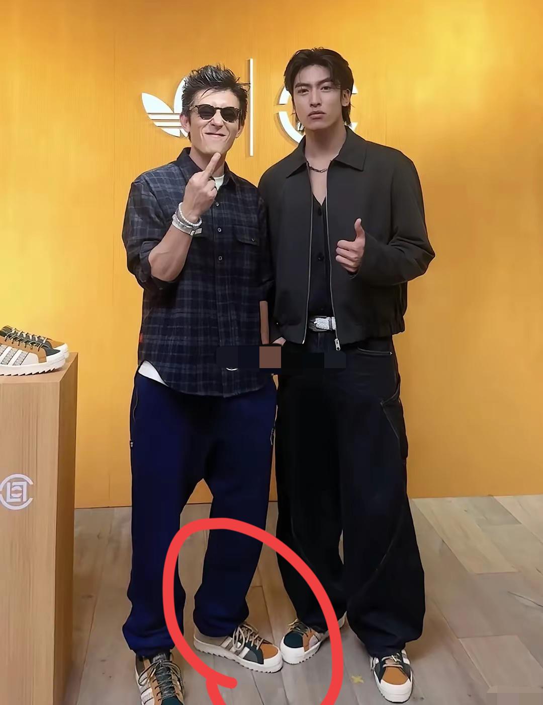 陈冠希穿的鞋子是什么牌子的？非常有气质