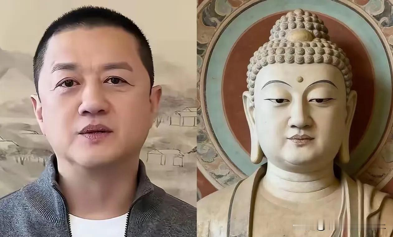 李亚鹏的面相越来越像如来佛祖了，这是长期修行才会有的面相，人坚持做好事一天容易两