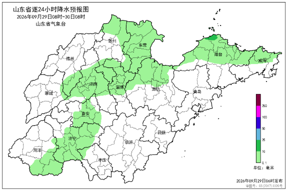 下半年来最强冷空气来袭! 10月1日山东最低温8℃