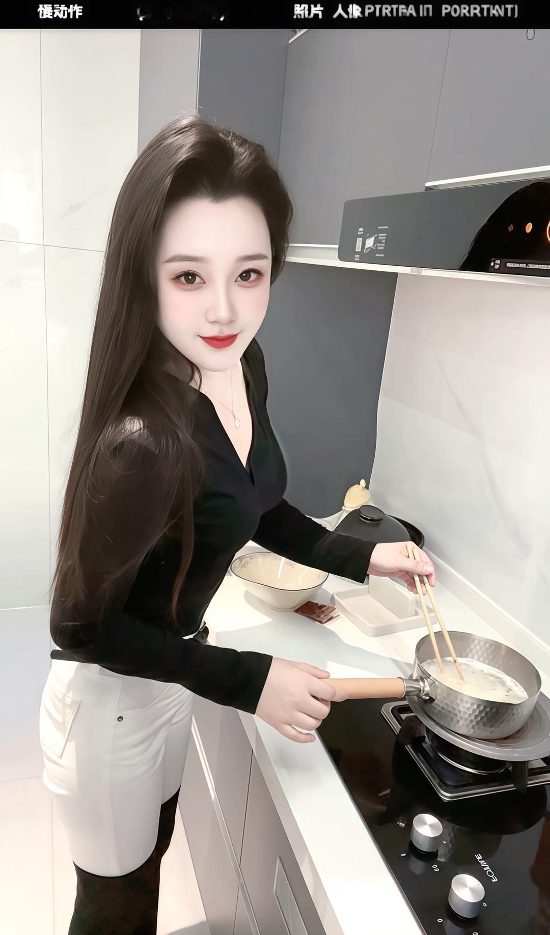 优雅厨艺，美食诱惑，尽在厨房！🍳🍽️👩‍🍳