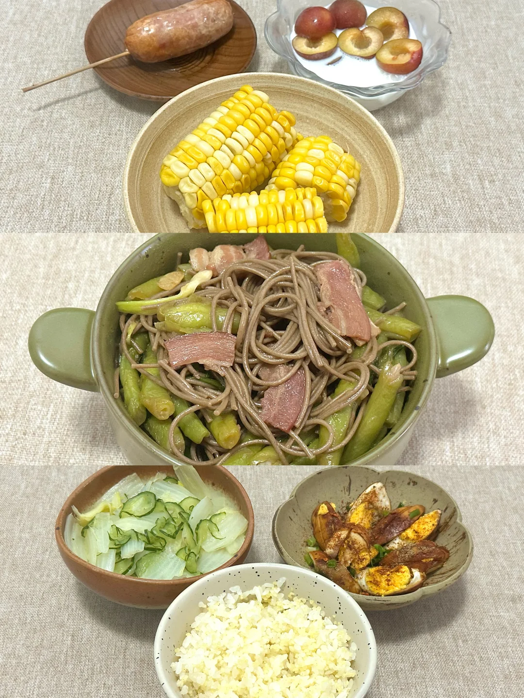 我喜欢的减脂餐🌽1201kcal｜整日饮食