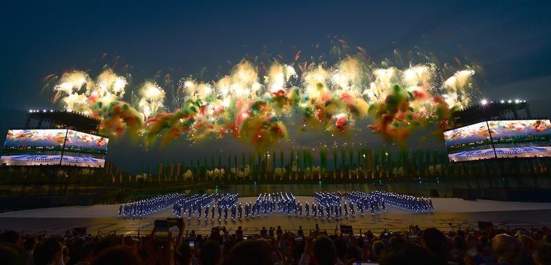 世运会开幕烟花绝了确实非常好看，成都办赛还是值得相信的。从大运会到世运会，综合性