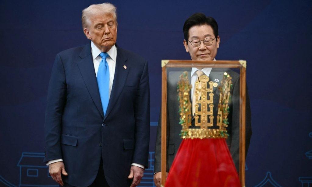 李在明出动“传统乐队”，唢呐、铜锣为特朗普专车开道，中华文化圈全都沉默了……这