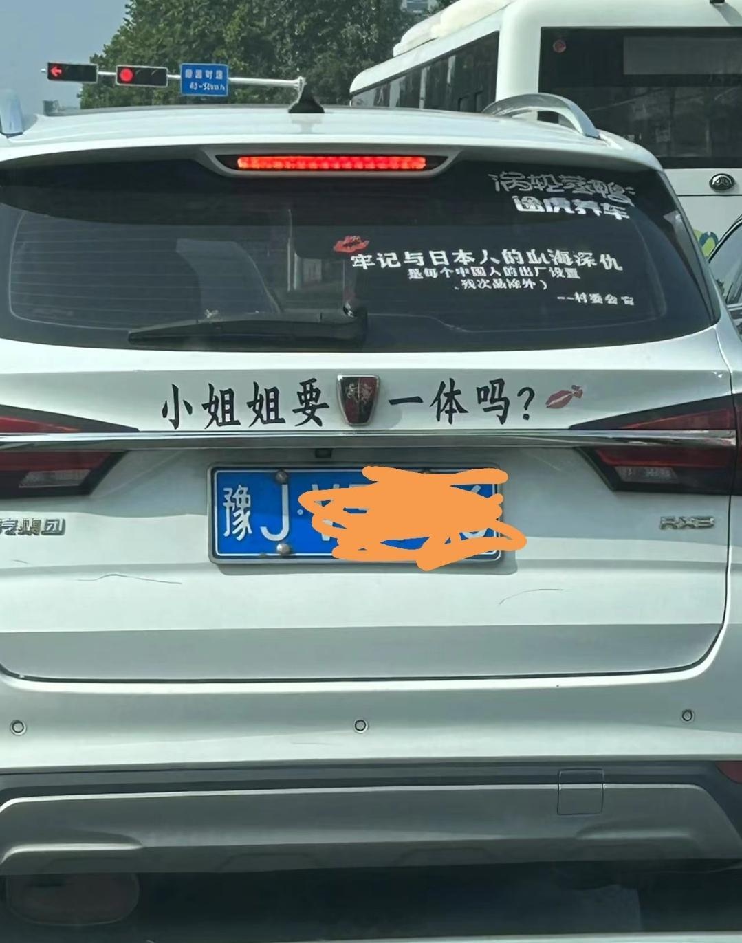 感觉这位车主并不是真爱国