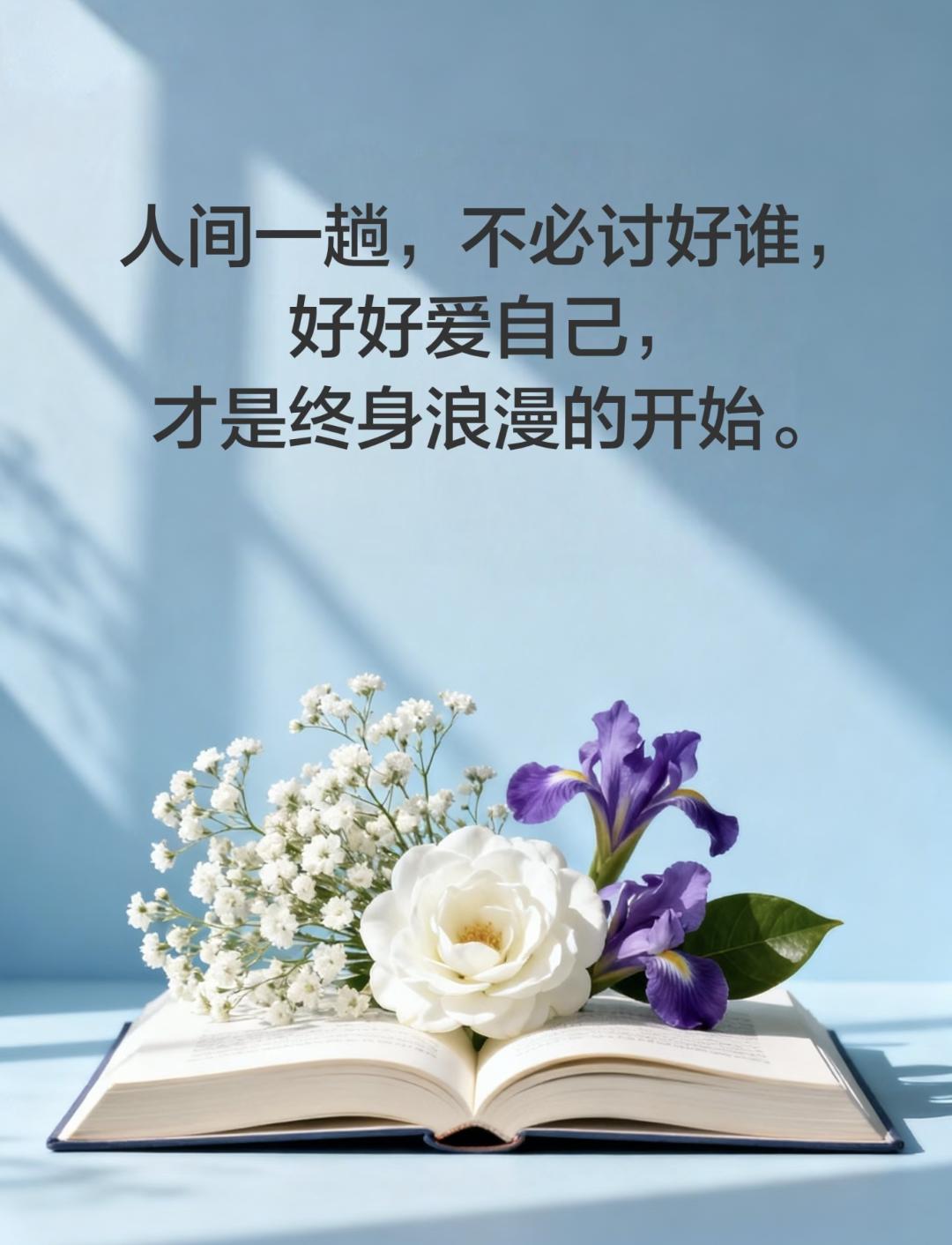 爱自己，是一切浪漫的开始~人到中年才发现，人生一程，只此一遭，好好爱自己，是最