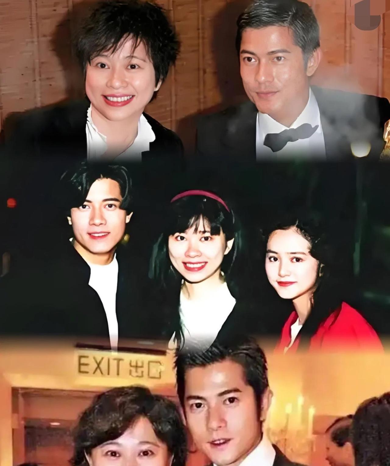 小美是郭富城的贵人，其他的只有当事人知道。小美跟美貌不沾边年轻时候也不沾，两个人