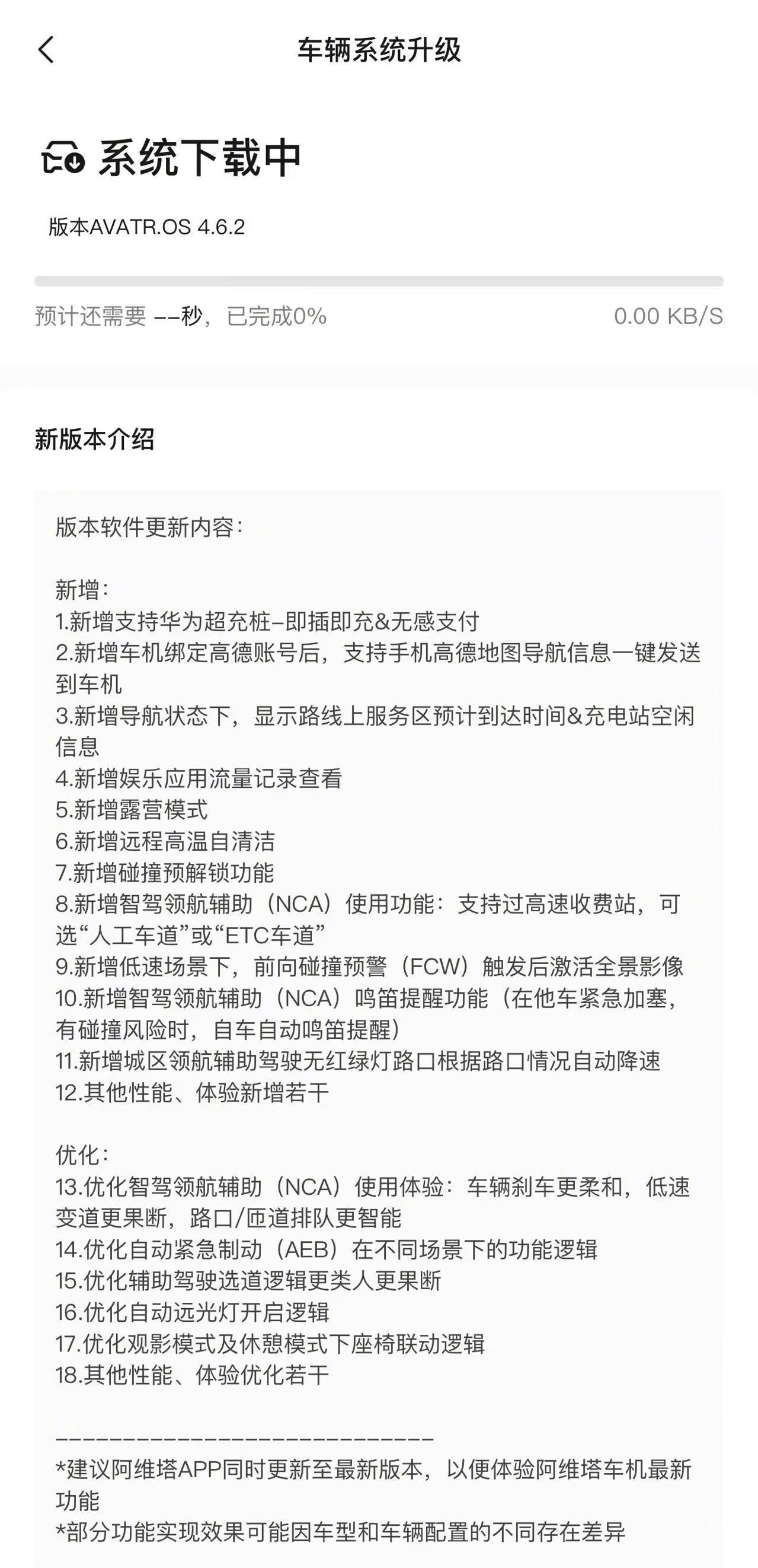 我的阿维塔06又升级了，这次新增支持华为超充桩-即插即充&无感支付。​​​