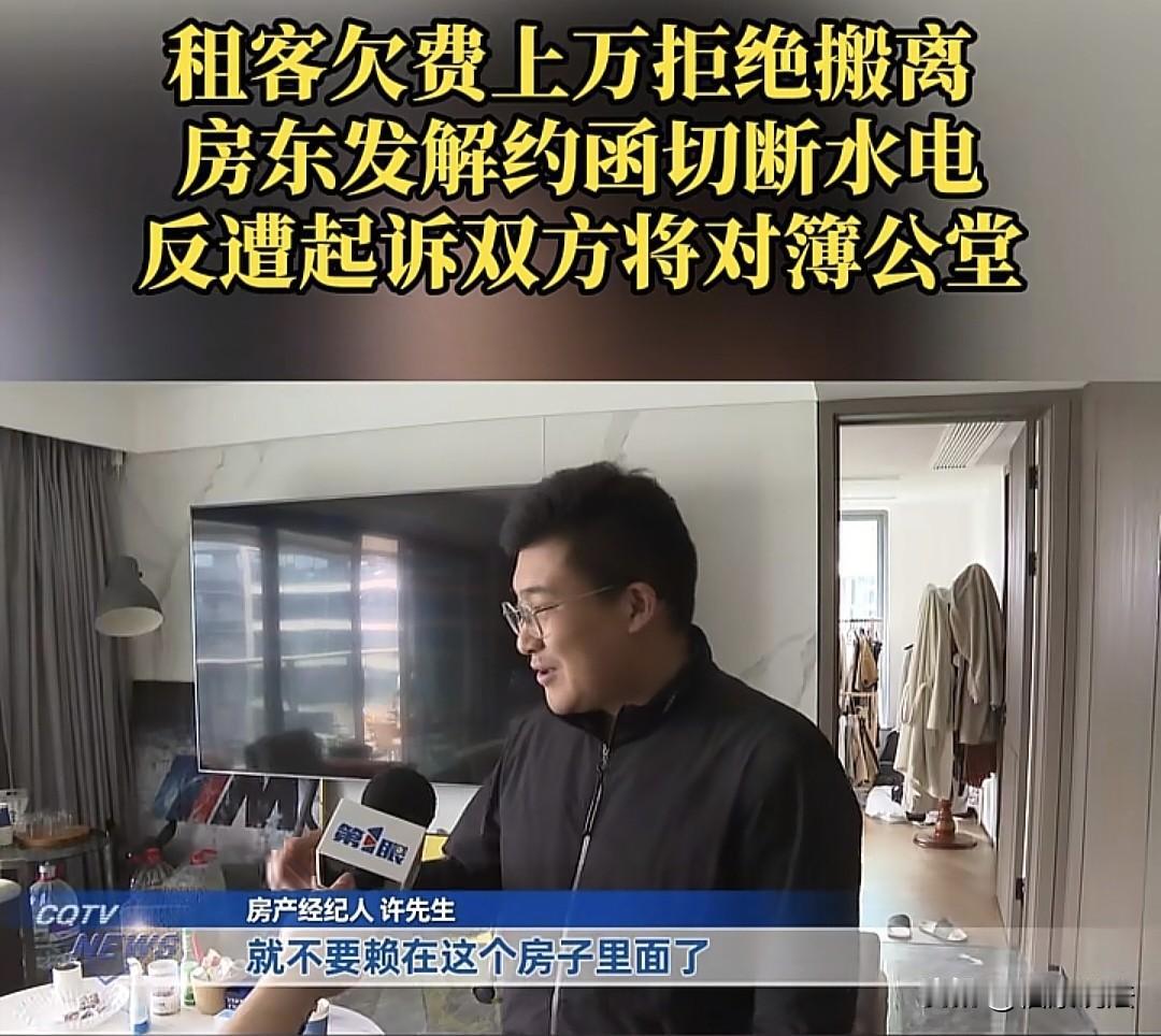 重庆，女子将一闲置大平层出租给一男子，每月租金6000元，谁料，男子入住近半年，