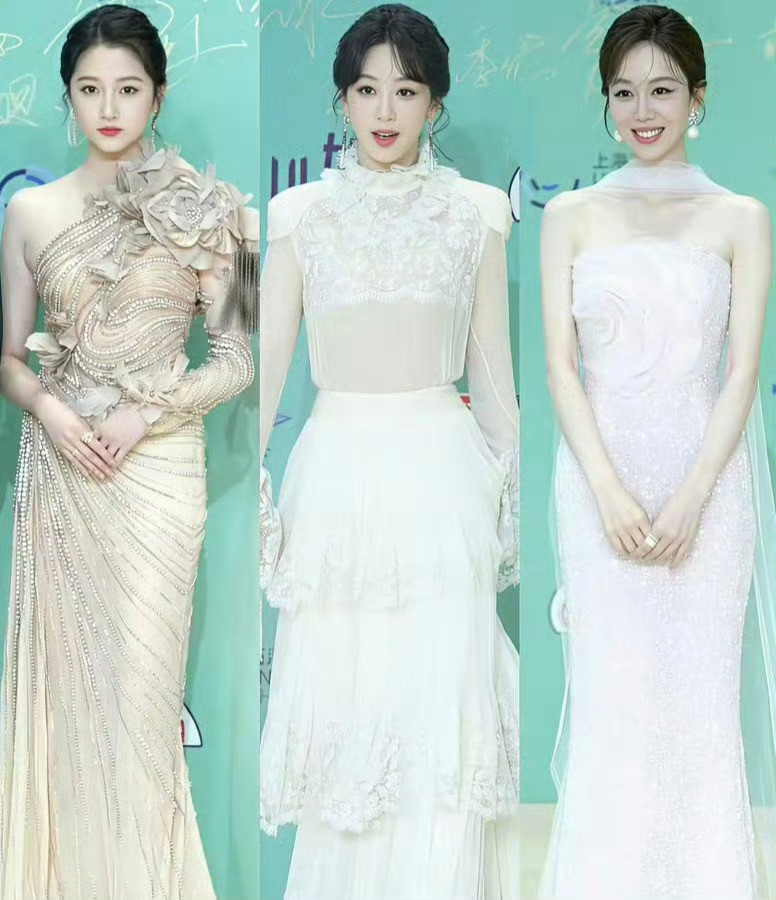 白玉兰奖12位女演员生图，关晓彤这次终于穿对了​​​
