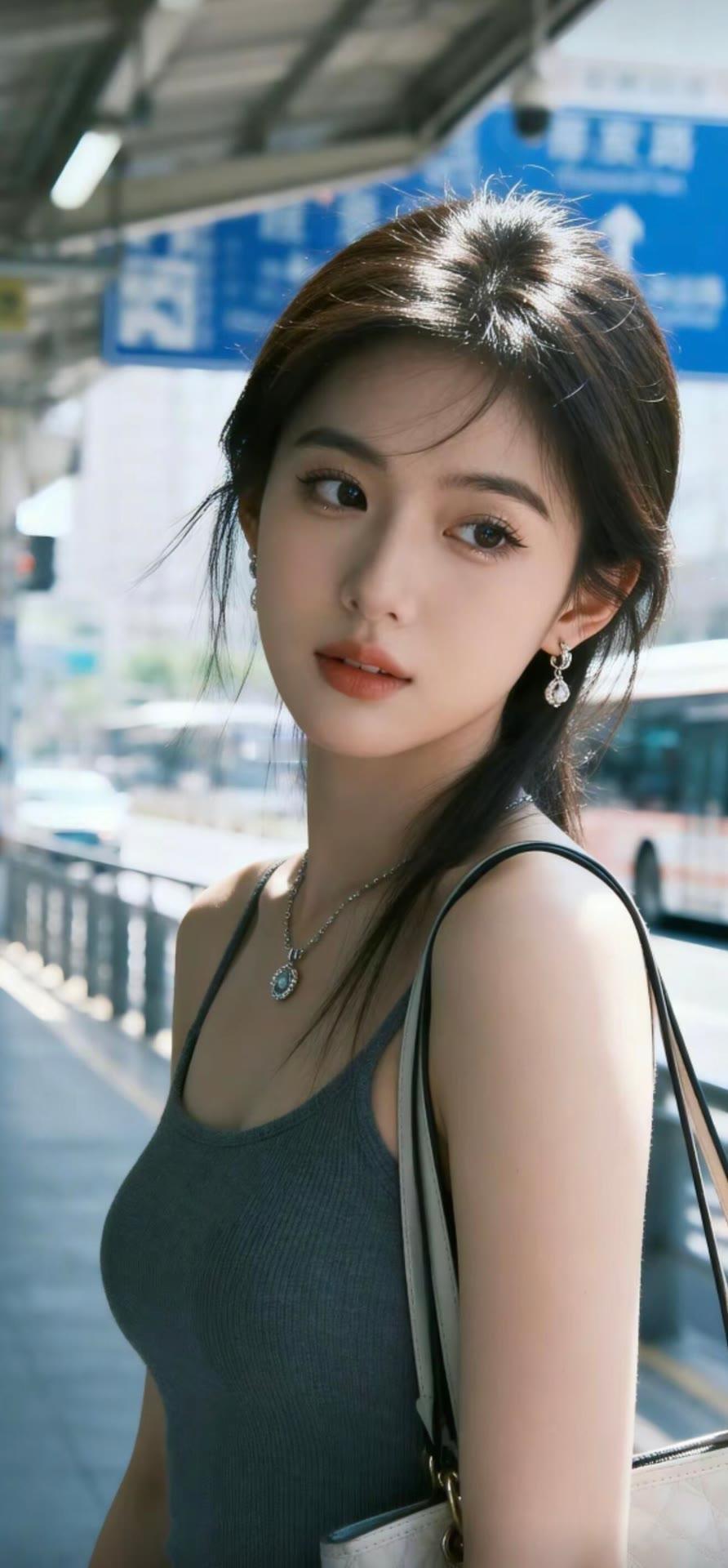 美人倚栏望，心事几时休。