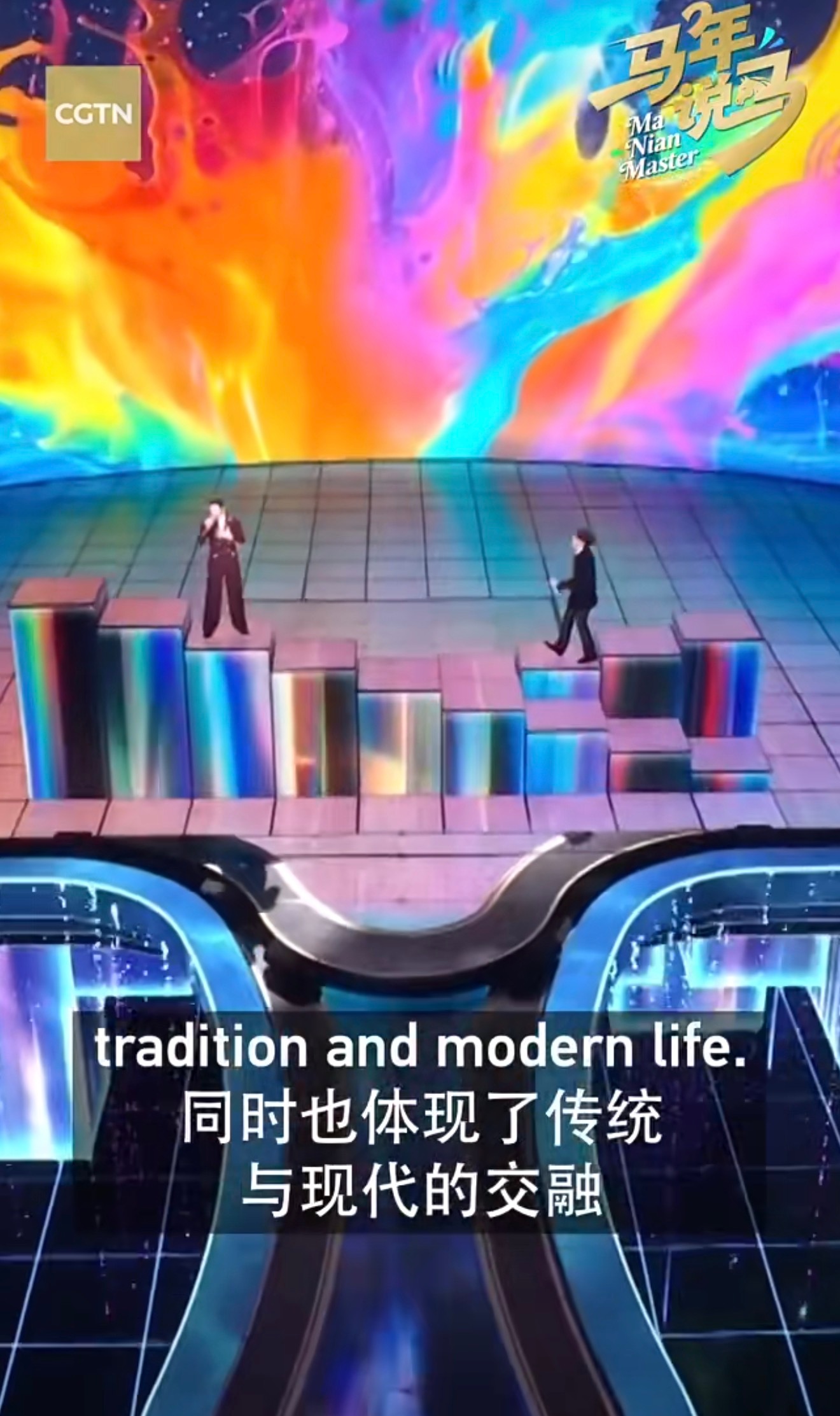 王一博外宣门面的含金量还在上升，牛哇直接用作封面来对外宣传春晚中国国际电视台（C