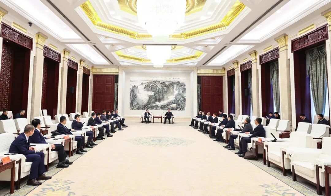 李炳军会见东方财富董事长其实一行