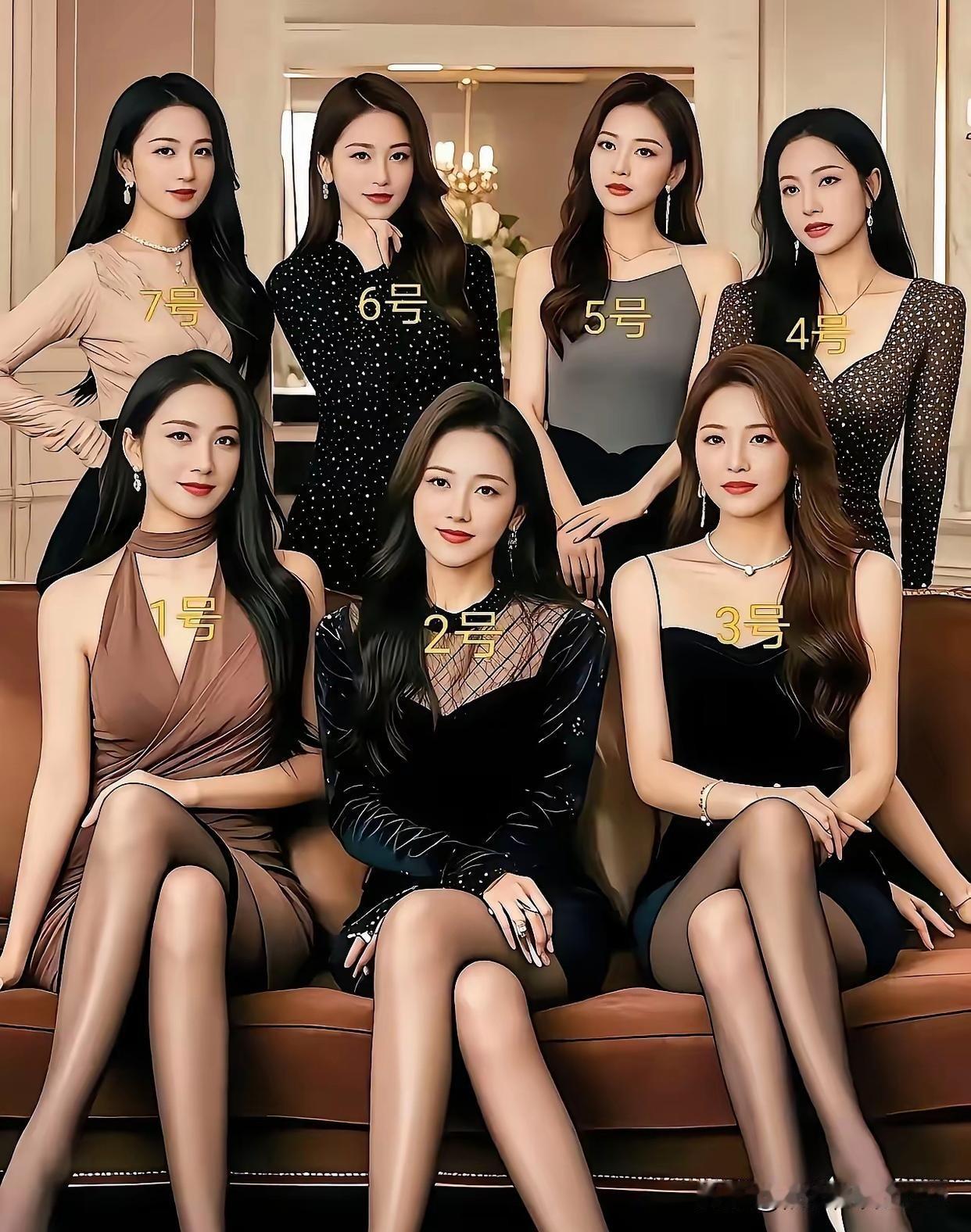 几位美女中，哪一位更有气质呢？