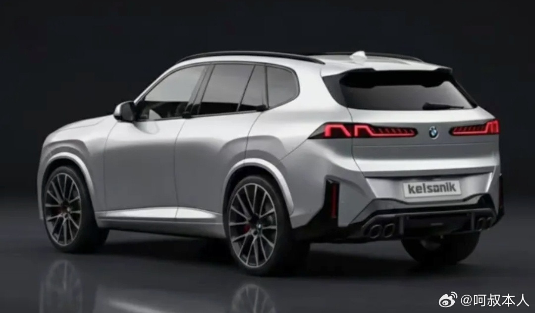 下一代宝马X5实车终究还是长这样了！如果从新能源车的角度去看，这个外观还是挺耐看