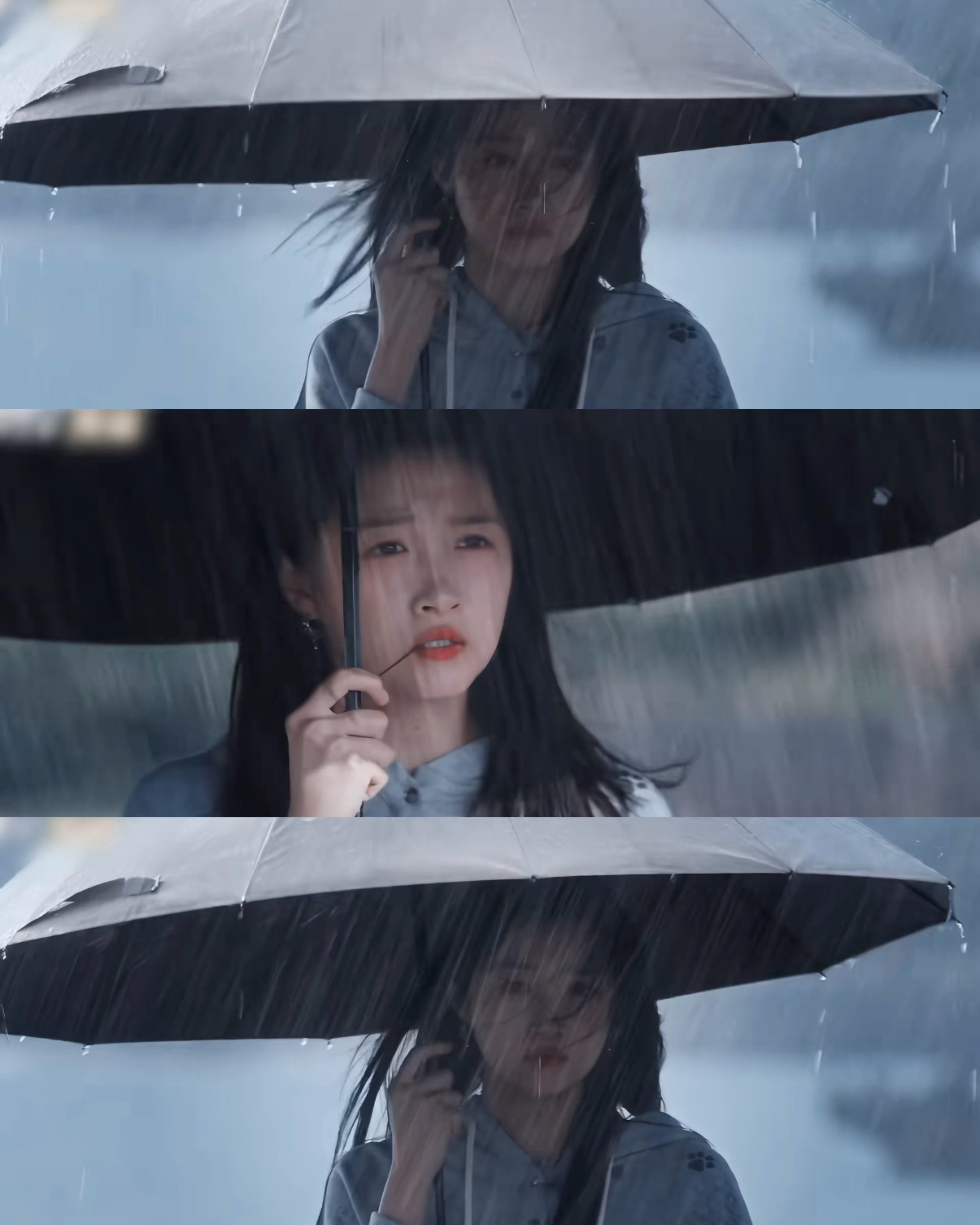 内娱氛围感定律果然名不虚传！🥳关晓彤只要手执雨伞，随手一拍直接秒出神...