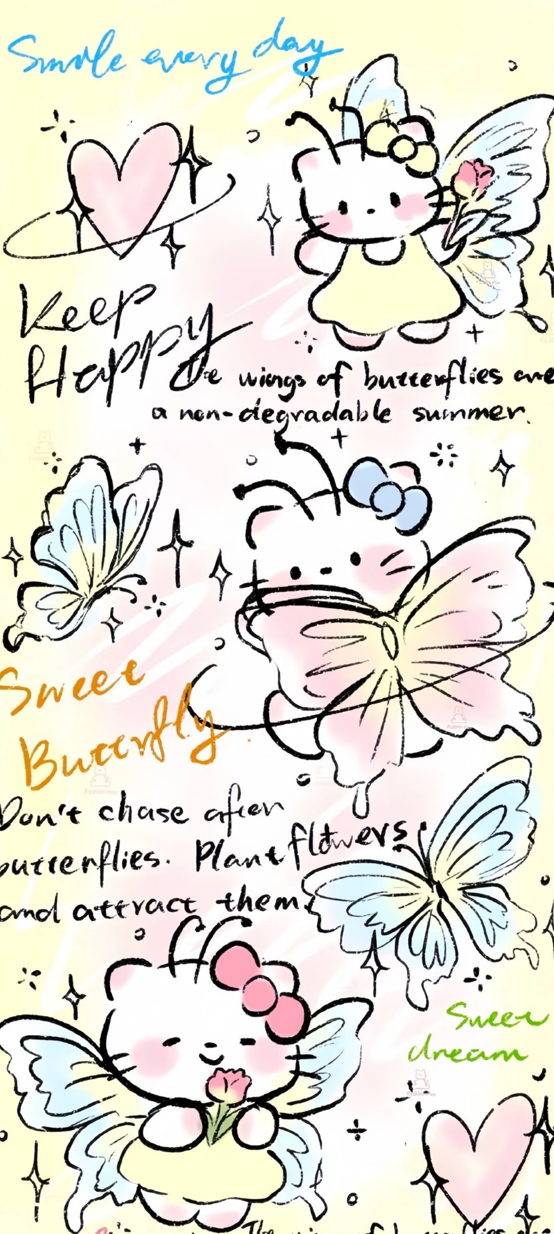 卡通可爱的壁纸｜聊天背景图